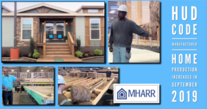 HUDCodeManufacturedHomeProductionShipmentsIncreasesSeptember2019ManufacturedHousingAssocRegulatoryReformLOGO