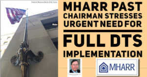MHARRLogoPastChairmanEdHusseyJrPhotoStressesUrgentNeedForFullDTSImplementationManufacturedHousingAssocRegulatoryReform
