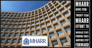 MHARRLogoNewsItemTwentyYearManufacturedHousingAssocRegulatoryReformEffortIncreaseStateFundingTakesAnotherStepForward