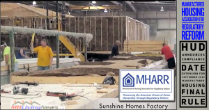 ManufacturedHousingAssociationForRegulatoryReformHUD_AnnouncesCOMPLIANCE_DATE_EXTENSIONforSEPTEMBER2024ManufacturedHousingFINAL_RULE-MHARRLogoSunshineHomesStill