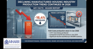 ManufacturedHousingAssocForRegulatoryReformMHARR-DecliningManufacturedHousingIndustryProductionTrendContinuesIn2026